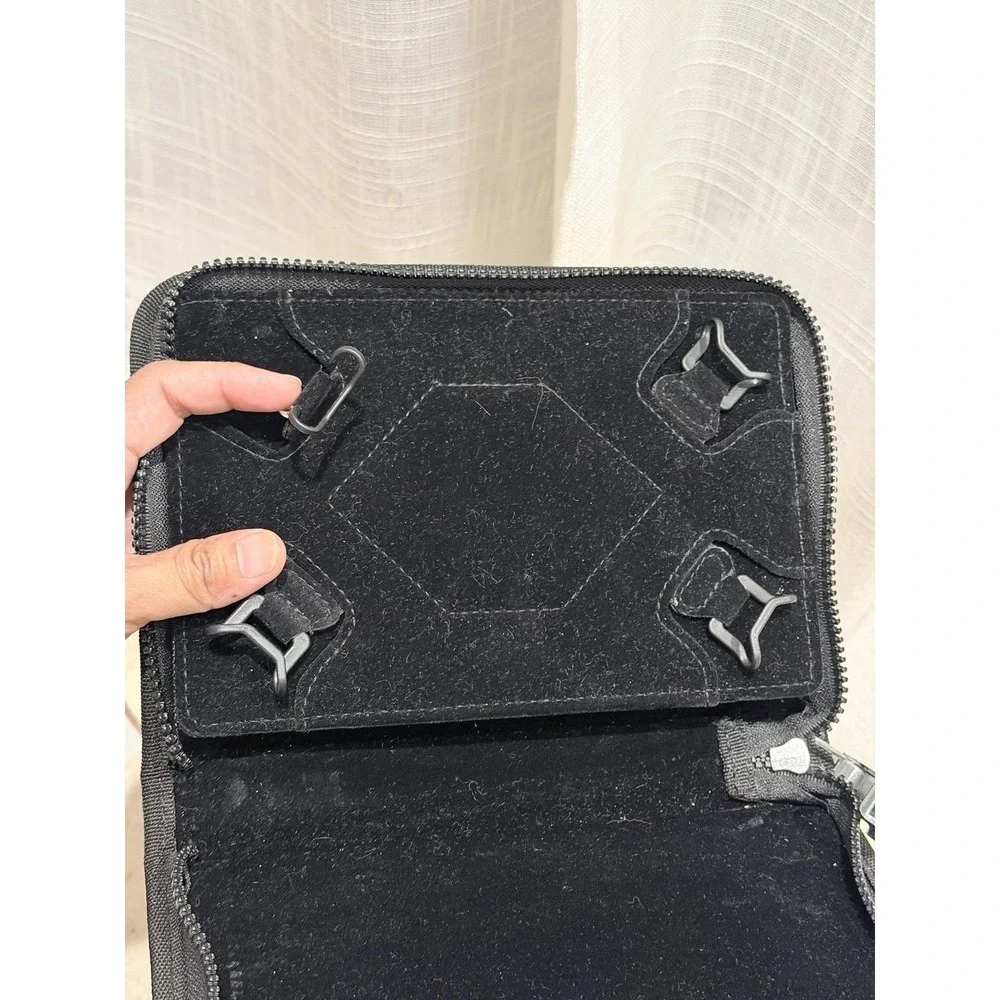 Vaultz VZ03530 Locking Tablet Case Mini iPad Black Combination Lock 9.38in